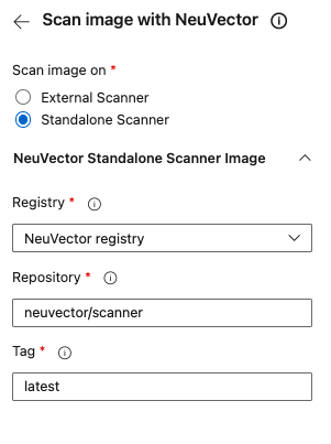 NeuVector vulnerability scan task